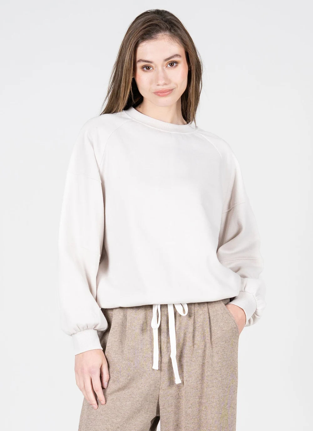 Oversized Crew Neck Sweater
