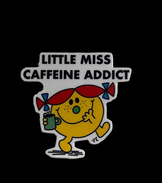 Little Miss Caffein Addict | Sticker