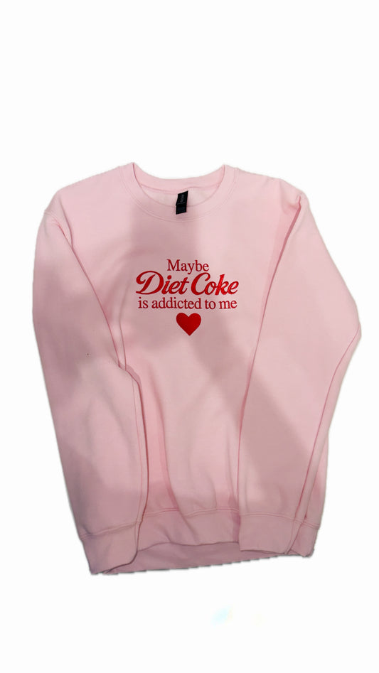 Diet Coke Embroidered Crewneck
