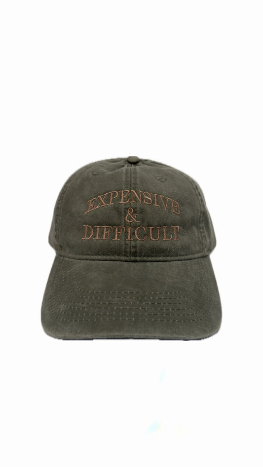 Pigment Dyed Cap- "Expensive & Difficult"