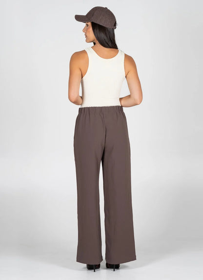 Tie Front Wide Leg Pant