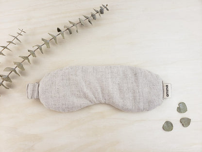 Therapeutic Lavender Eye Mask | Hemp & Organic Cotton Sand