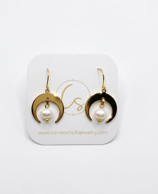 Gentle Moon Earrings