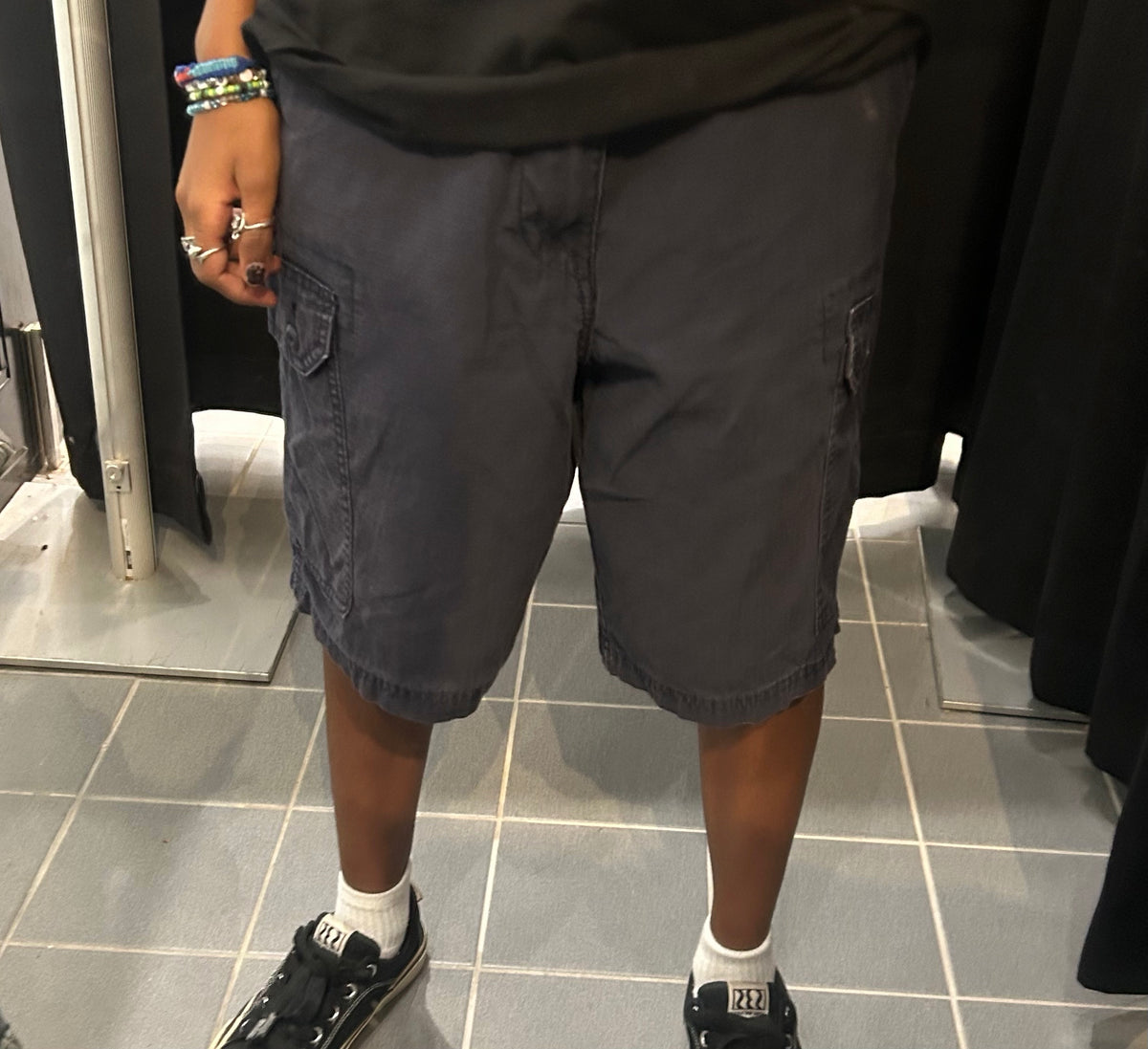 Blue jorts
