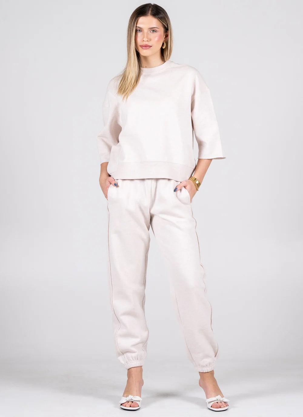 Jogger Pant Recycled Polyester / Cotton Fleece