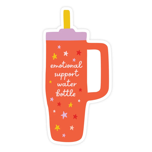 Emotional Support Water Bottle | Sticker