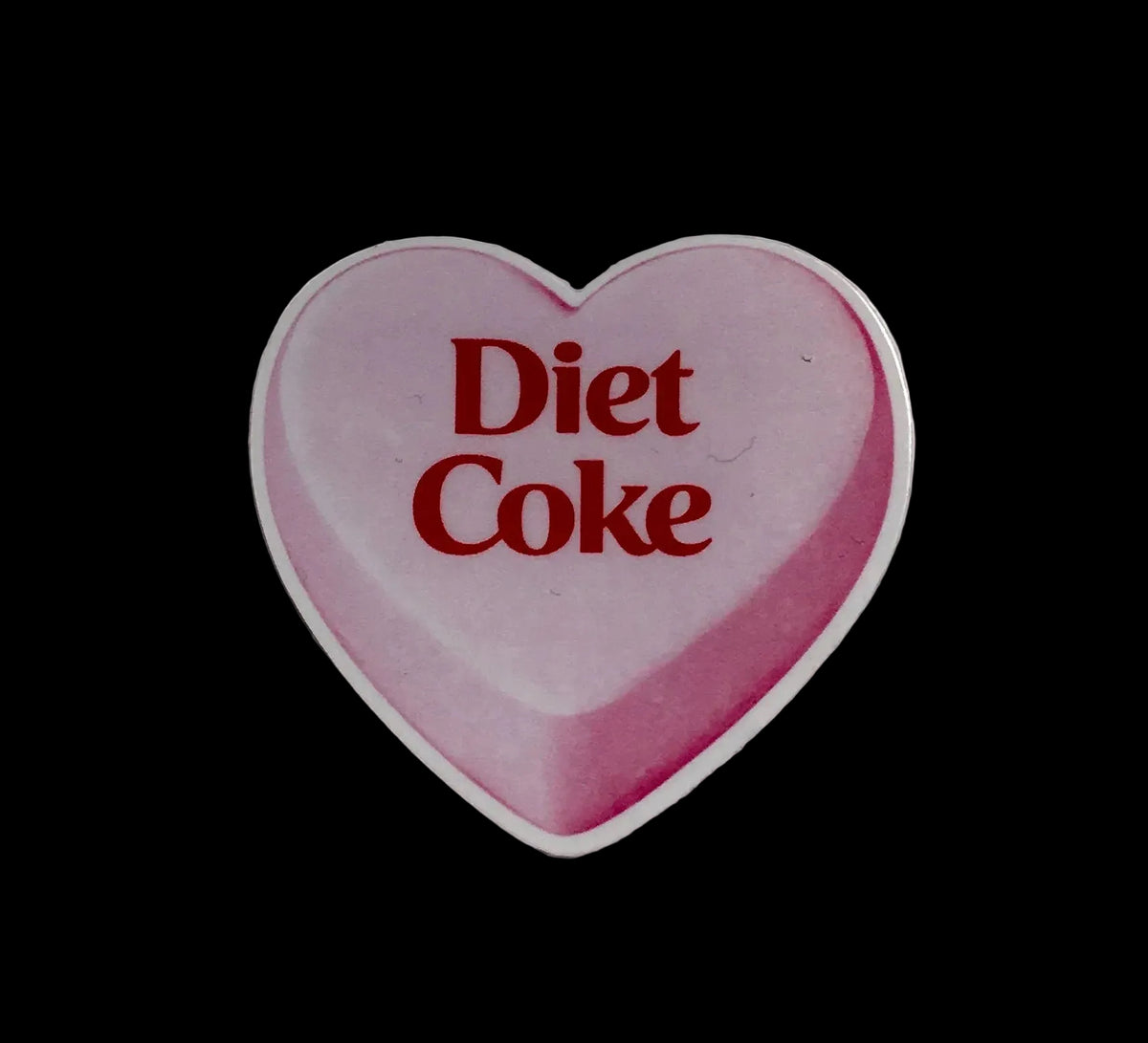 Diet Coke Candy Heart | Sticker