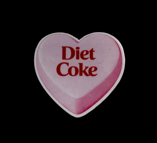 Diet Coke Candy Heart | Sticker