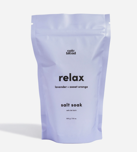Relax Bath Salts Soak - Vegan